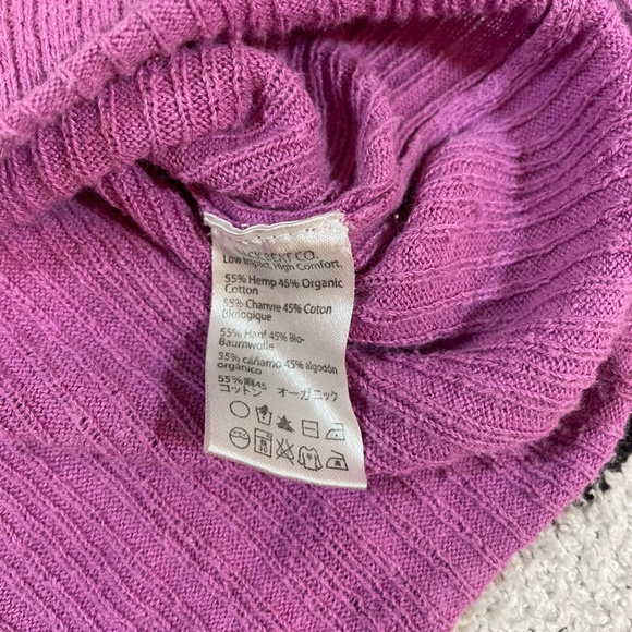 backbeat co hemp organic cotton mock neck long sleeve size medium - Picture 3 of 4